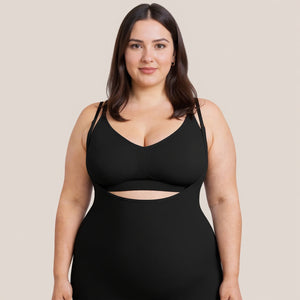 Open Bust Bodysuit Shaper Short