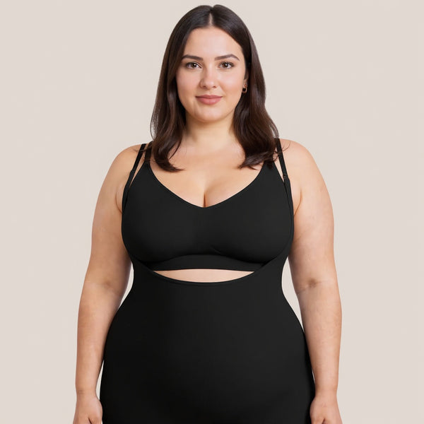 Open Bust Bodysuit Shaper Short