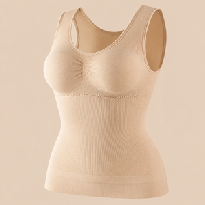 Tummy Control Shapewear Classic 2-IN-1 With Padded Bra High Elastic Vest Body
