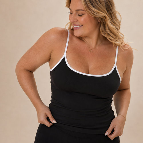 Vintage Trendy Shaper Cami