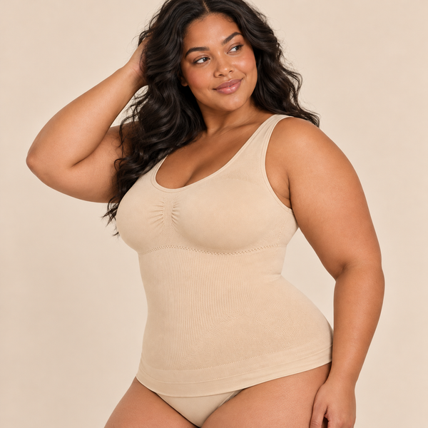 Tummy Control Shapewear Classic 2-IN-1 With Padded Bra High Elastic Vest Body