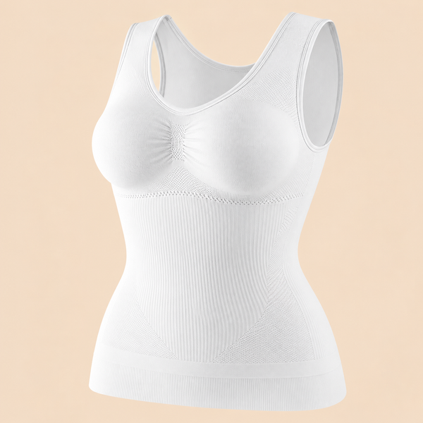 Tummy Control Shapewear Classic 2-IN-1 With Padded Bra High Elastic Vest Body