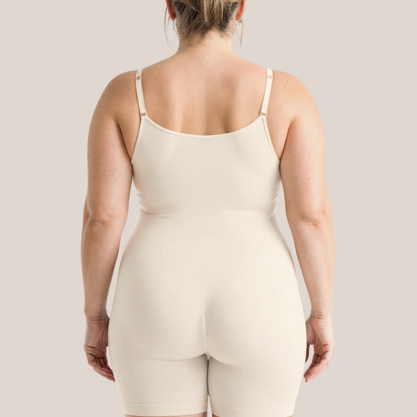 Neck Mid-Thigh Bodysuit