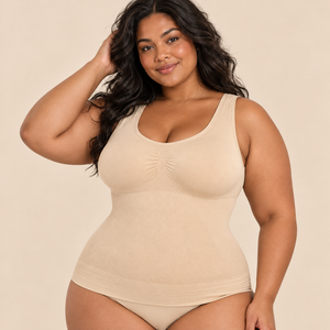 Tummy Control Shapewear Classic 2-IN-1 With Padded Bra High Elastic Vest Body