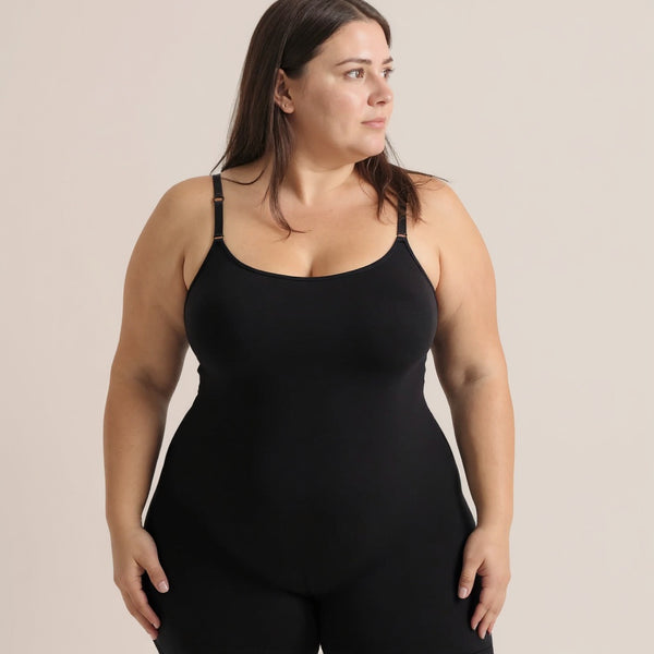 Neck Mid-Thigh Bodysuit